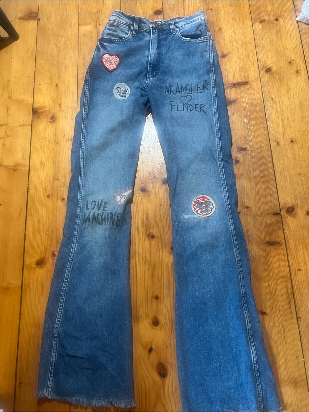 Wrangler fender high rise boot cut jeans